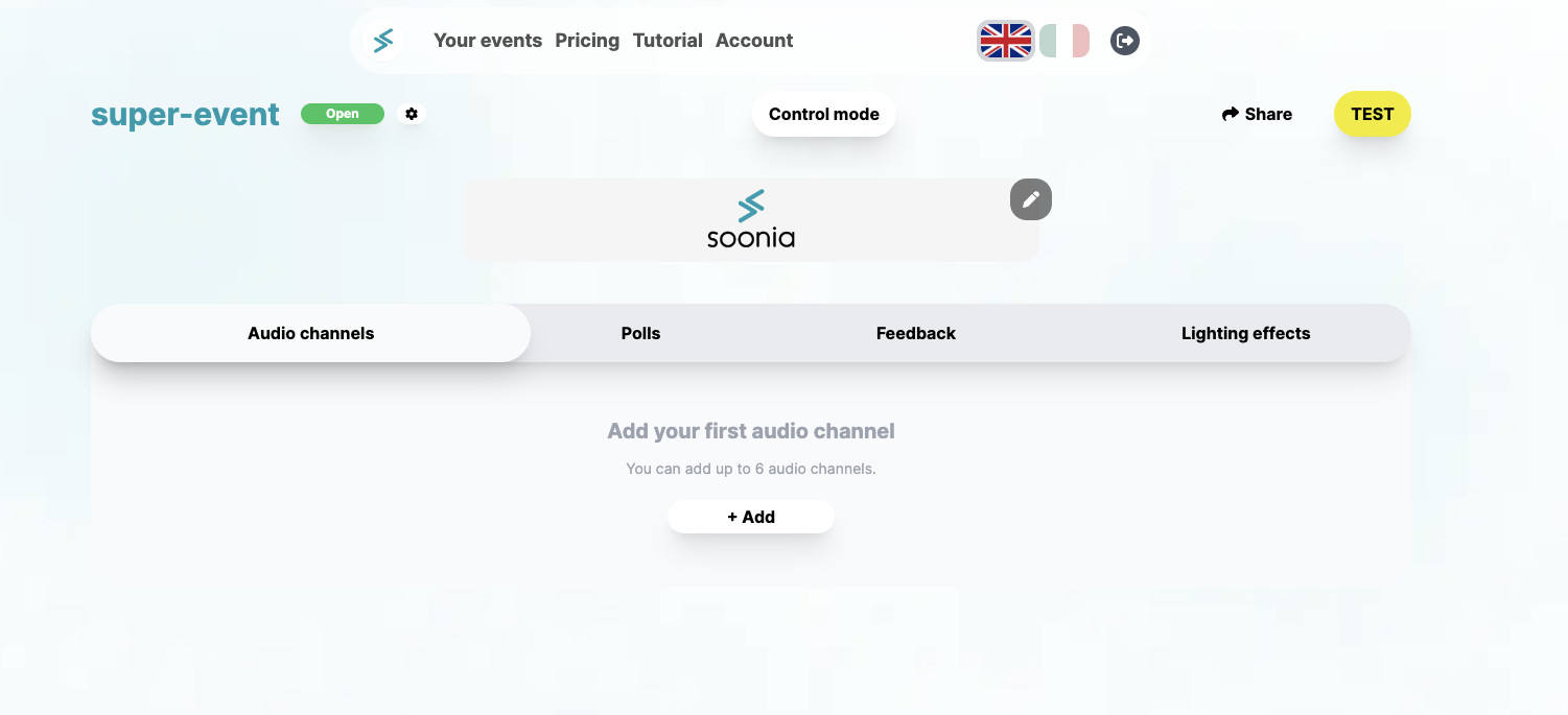 Soonia Dashboard