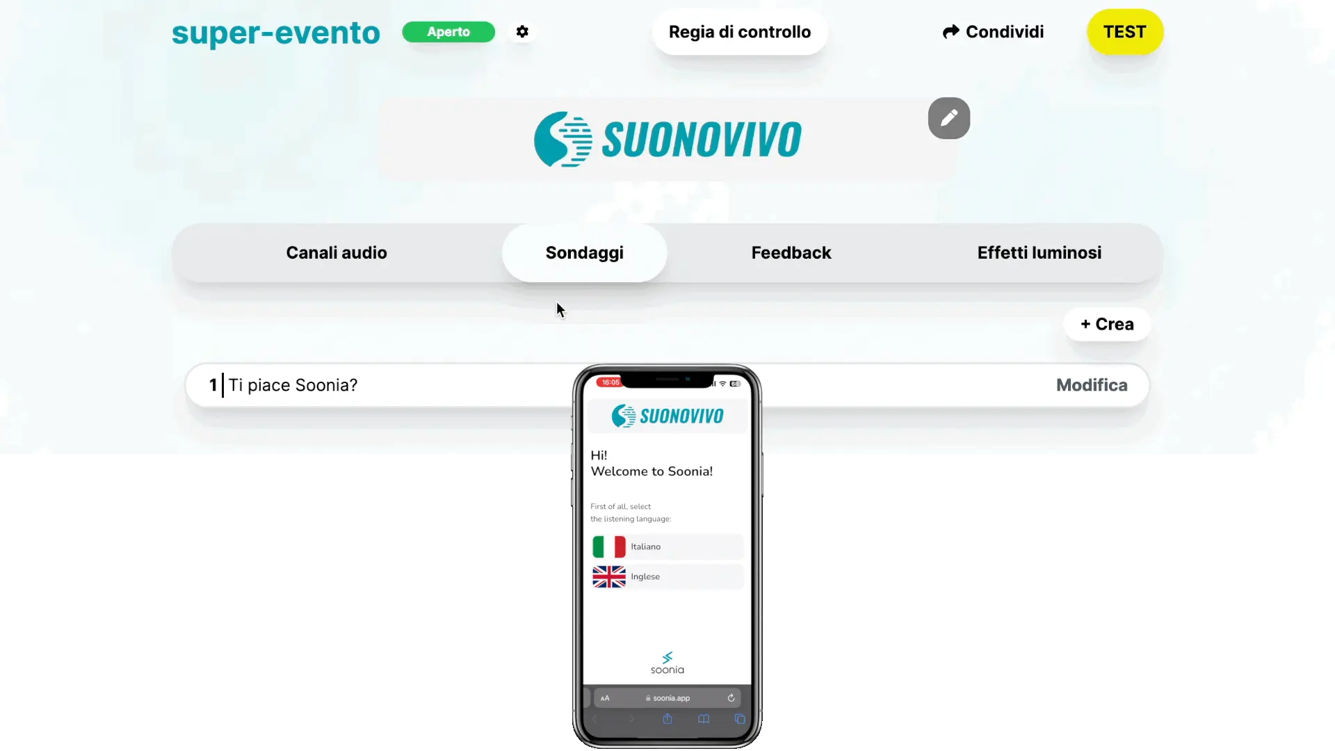 Soonia sondaggi Soonia csondaggi