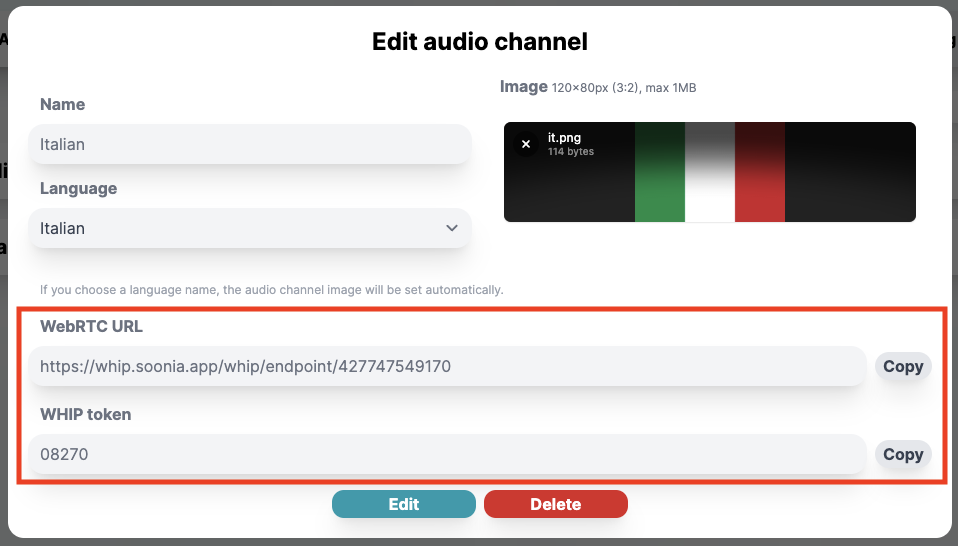 Soonia modifica immagine Soonia apertura evento